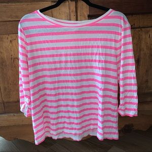 stripped JCrew top